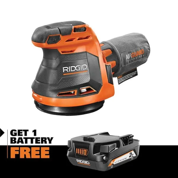 Ridgid GEN5X 18-Volt 5 in. Cordless Random Orbit Sander (Tool Only)