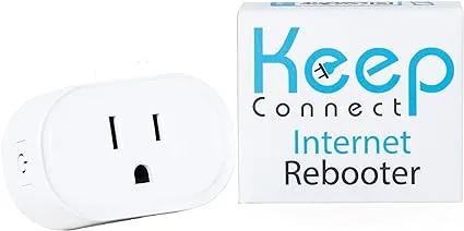 Keep Connect Router Wi-Fi Reset Device. Automatic Router Rebooter. If You Enter a Phone Number it Will Send Texts Upon resets.