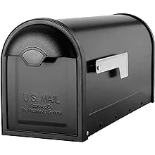 Architectural Mailboxes Winston Post Mount Mailbox Black