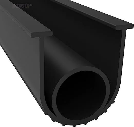 BOWSEN Garage Door Bottom Seals Weatherproof Weatherstrip Threshold Buffering Sealing High Performance EPDM Rubber Weather Resis