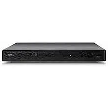 LG BP350 Blu-ray Disc & DVD Player Full HD 1080p Upscaling with Streaming Services, Built-in Wi-Fi, HDMI Output and Smart HI-FI-Compatible, Bundled with Alphasonik HDMI Cable Included