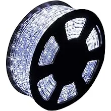 Ainfox LED Rope Light, 150Ft 1620 LEDs Indoor Outdoor Waterproof LED Strip Lights Decorative Lighting (Cool White)