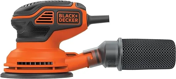 BLACK+DECKER 2.4 Amp 5 in. Electric Random Orbit Sander (BDERO600)