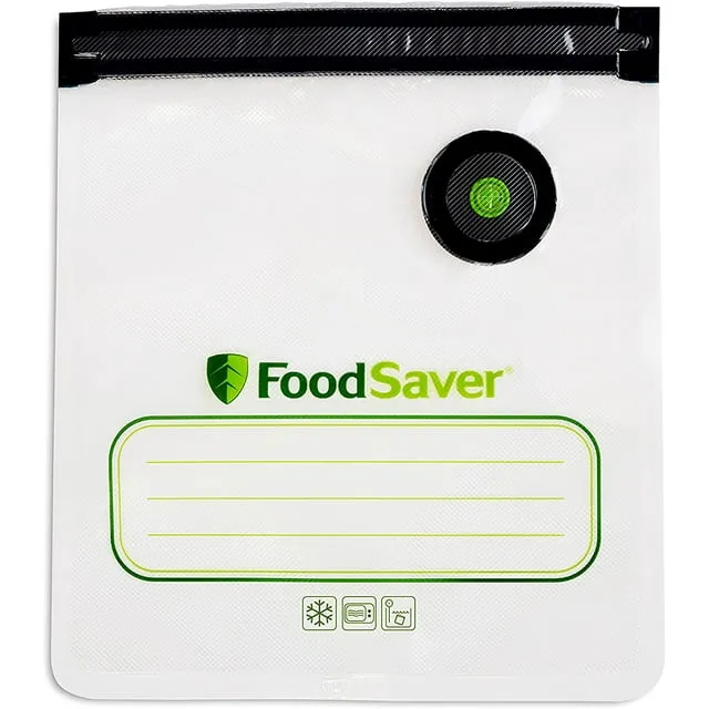 FoodSaver Reusable Gallon Vacuum Zipper Bags