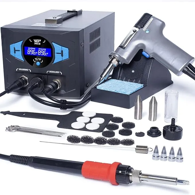 WEP 948-III 2-in-1 ESD Safe Desoldering Station and Soldering Station