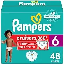 Pampers - Cruisers 360 Diapers, Size 6, 48 ct