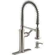 KOHLER Sous Pro-Style Single Handle Pull Down Sprayer Kitchen Faucet