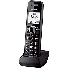 Panasonic DECT 6.0 Plus Cordless Phone Handset Accessory Compatible with 2-Line Cordless Phones KX-TG95xx Series Business telephones, Headset Jack - KX-TGA950B (Black)