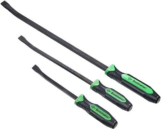 Mayhew - 14071GN - 3 Pc. Dominator Curved Pry Bar Set, Green