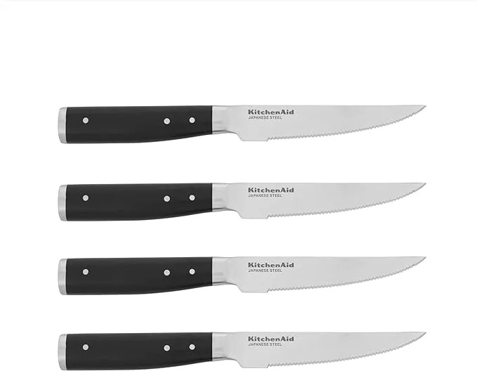 KitchenAid Gourmet 4-Piece Forged Triple Rivet Steak Knife Set