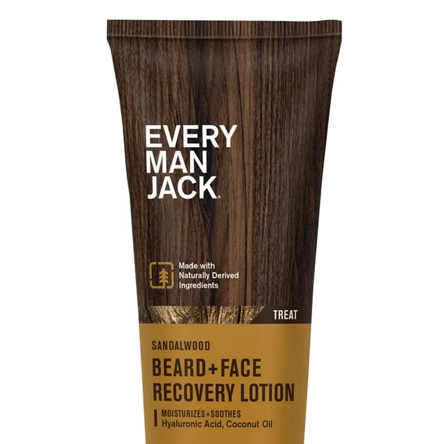 Every Man Jack Beard and Face Recovery Lotion Sandalwood