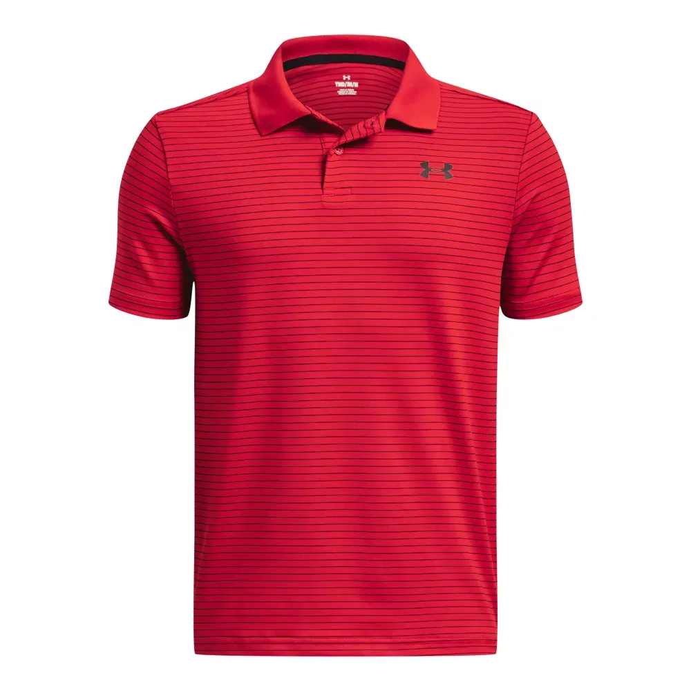 Under Armour Boys' Performance Stripe UPF 30 Golf Polo