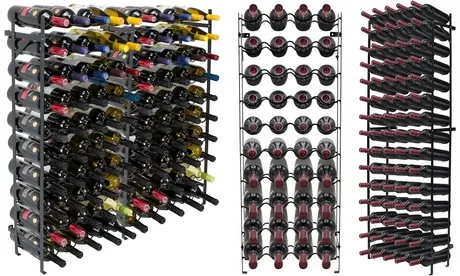 Sorbus Free Standing Wine Rack (150 bottles)