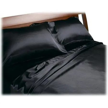 Divatex Home Fashions Royal Opulence Satin Queen Sheet Set Gold