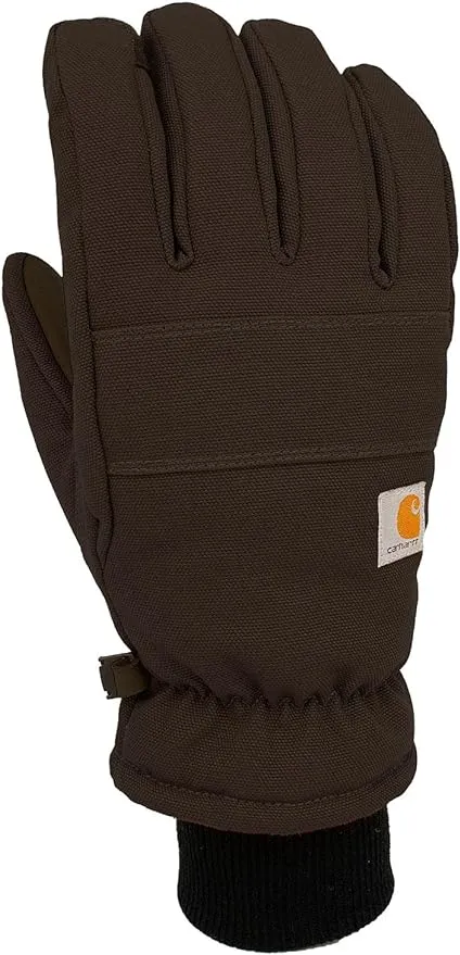 Carhartt mens Insulated Duck/Synthetic Leather Knit Cuff Glove