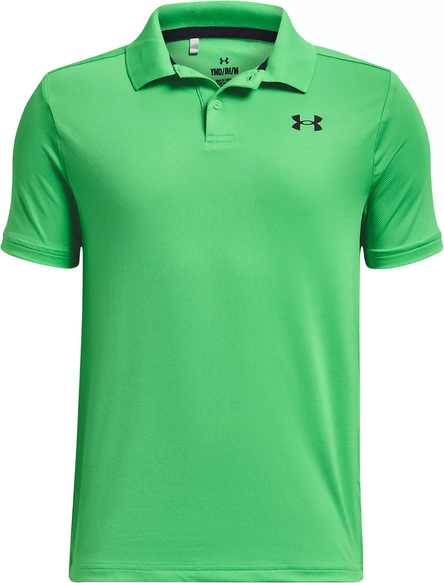 Under Armour Performance Boys Golf Polo, White 100 / L