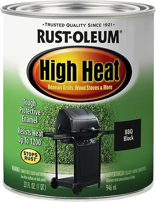 Rust-Oleum High Heat Enamel 1 qt, Black