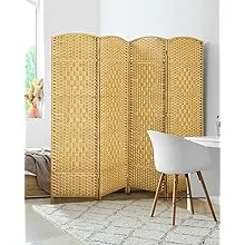 JOSTYLE 6ft. Tall Extra Wide Folding Privacy Screens