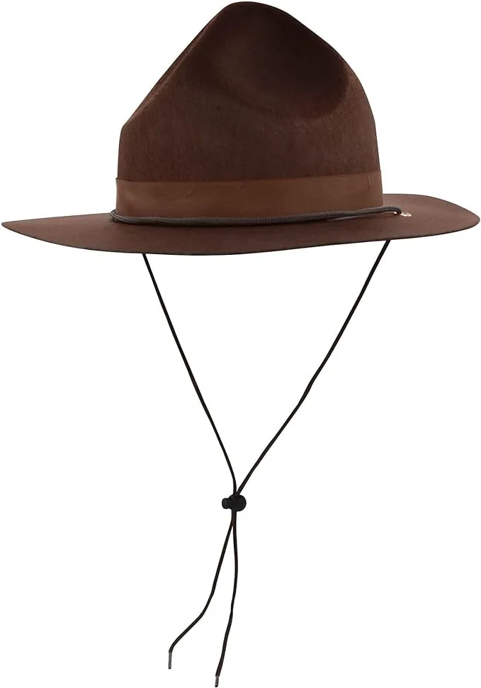 Nicky Bigs Novelties Adult Sergeant Campaign Park Ranger Hat Mountie Trooper Patrol Costume Accessory