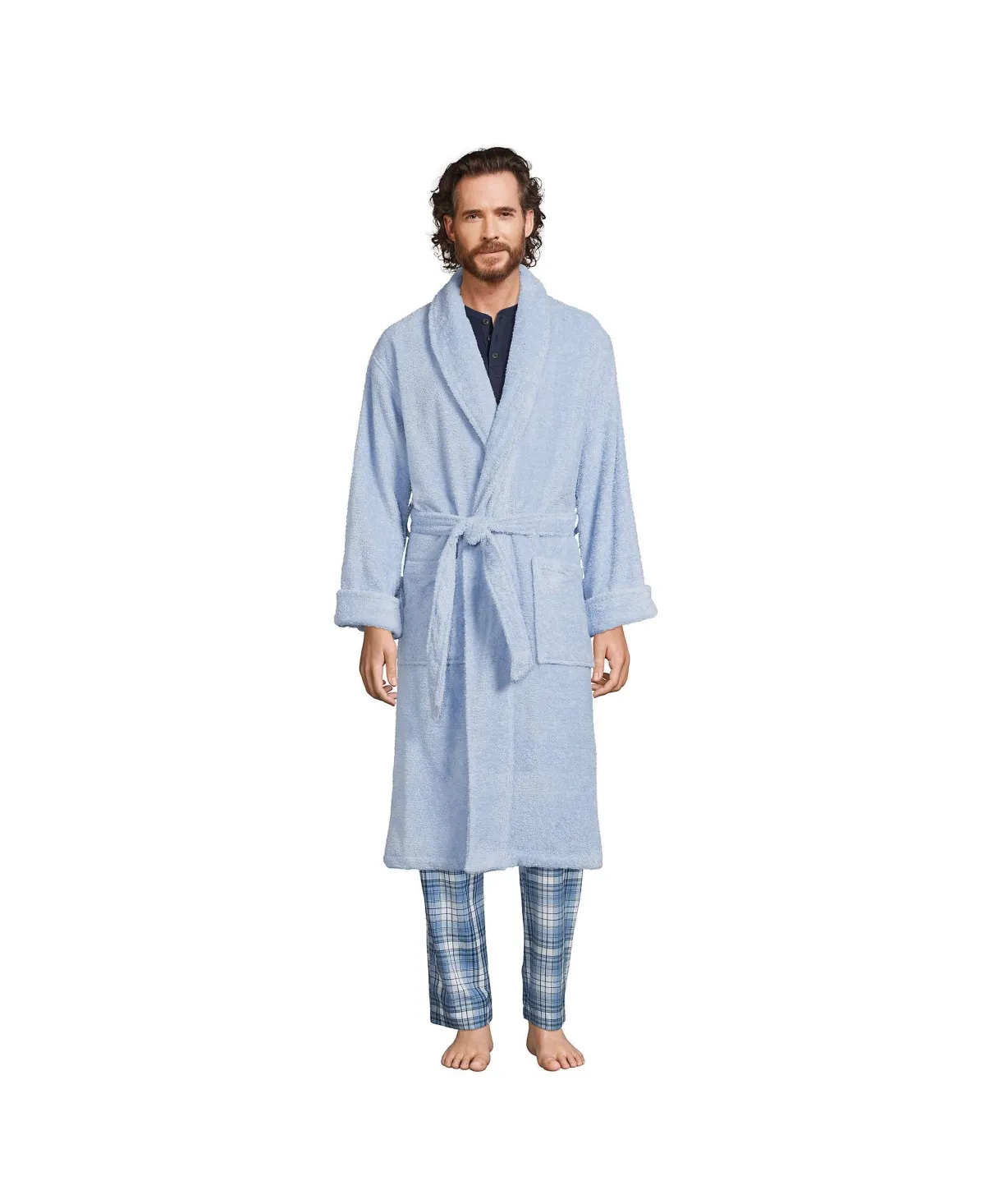 Men's Calf Length Turkish Terry Robe