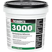 ROBERTS 3000-1 Vinyl and Carpet Adhesive , WhiteROBERTS 3000-1 Vinyl and Carpet Adhesive , White