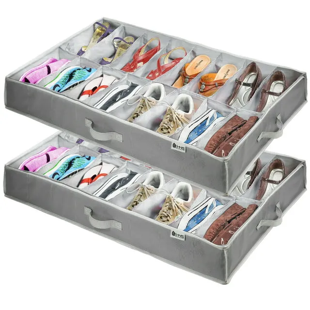 Hold N' Storage Under Bed Shoe Storage Organizer