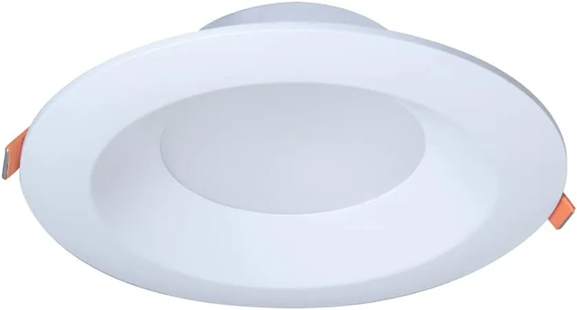 HALO LT6089FS351EWHDMR Canless LED Recessed Light Selectable 3000K, 4000K, 5000K CCT 800 Lumens 6 Inch White