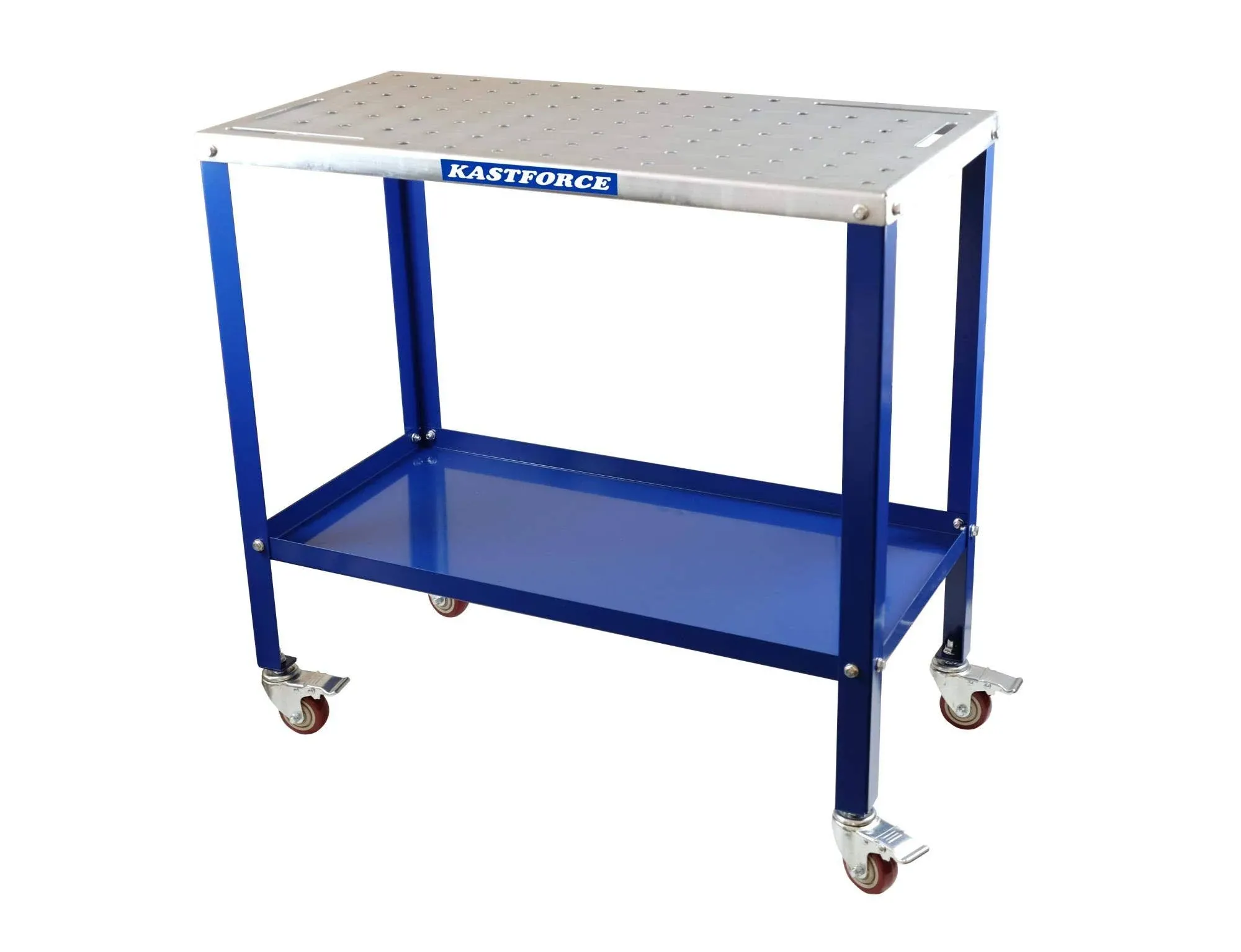 KASTFORCE KF3002 Portable Welding Table Wedling Cart Universal Work Table with 5 ...