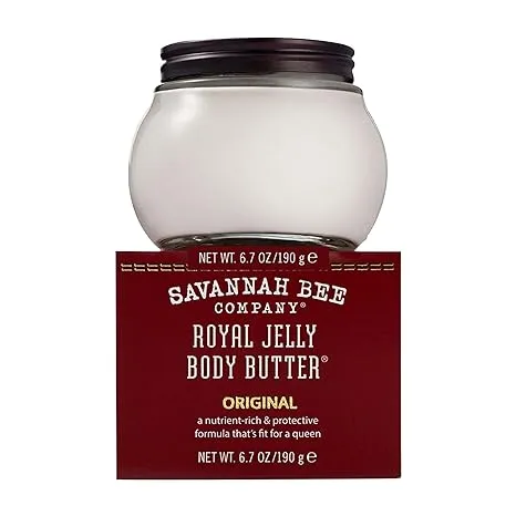 Savannah Bee Company Royal Jelly Body Butter - Deep Hydrating Body Butter for Dry Skin