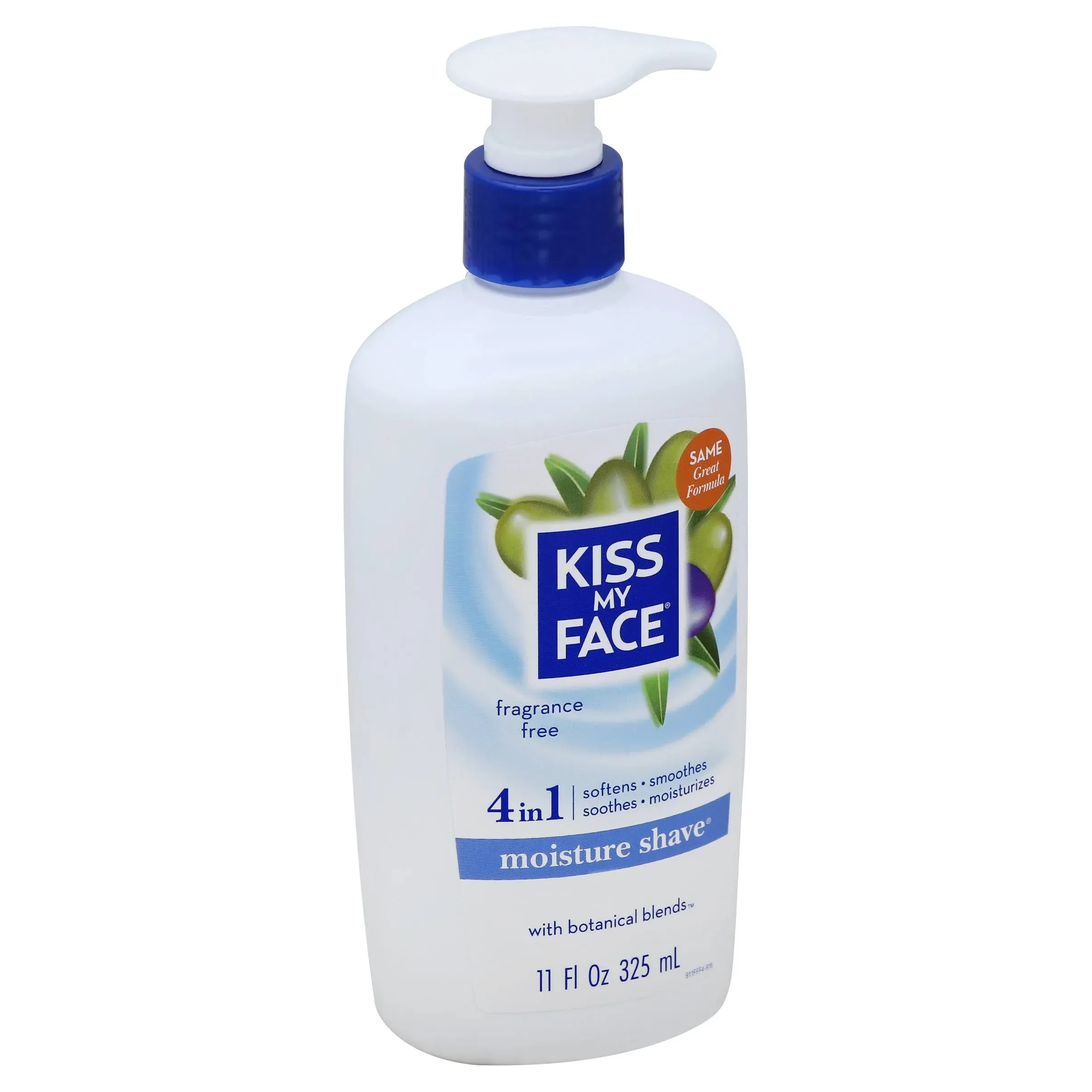 Kiss My Face Moisture Shave, Fragrance Free - 11 fl oz bottle