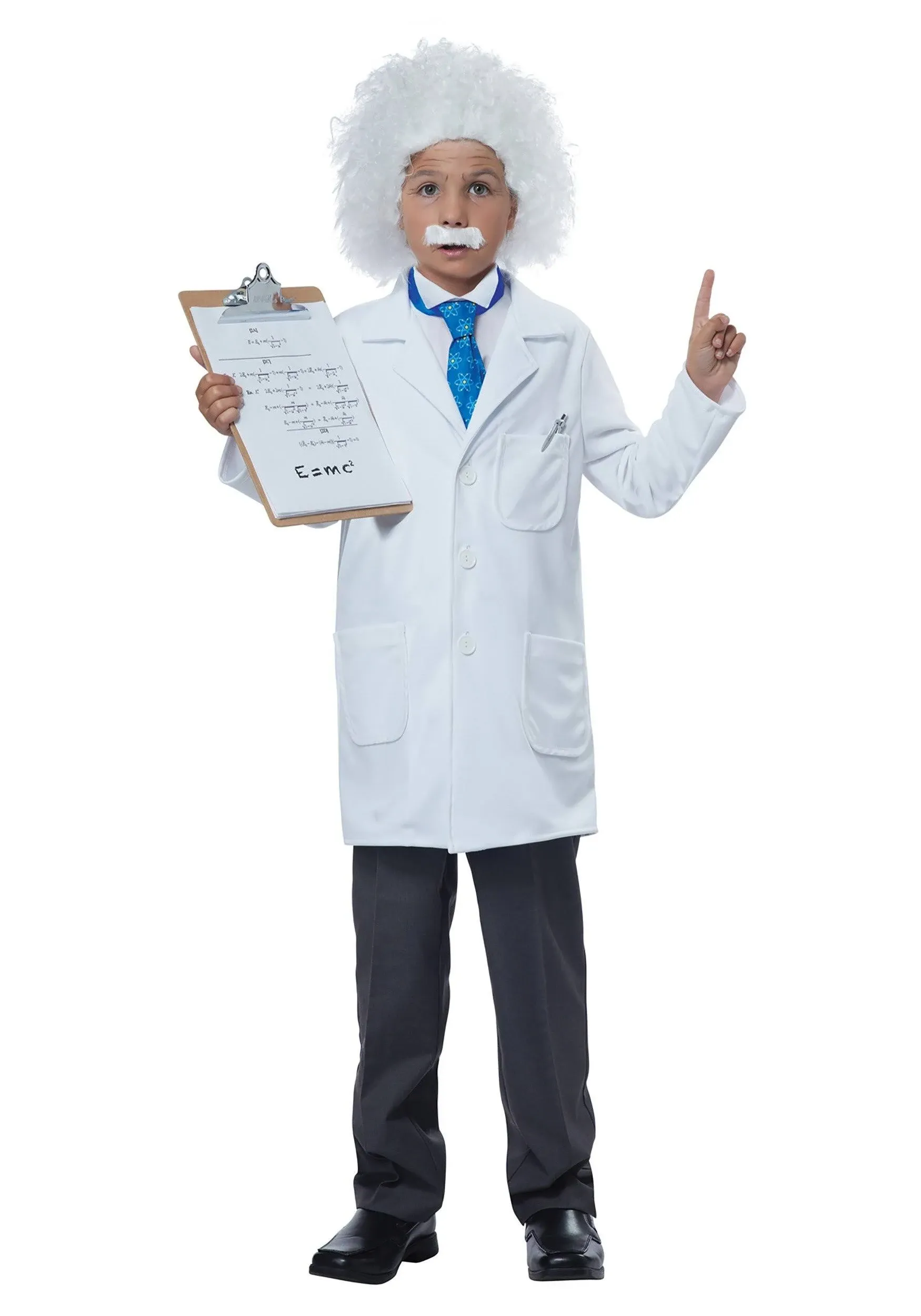 World Famous Physicist Scientist Lab Coat Child Costume