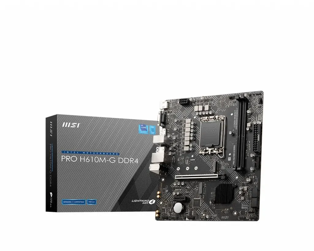 MSI PRO H610M-G DDR4 Motherboard