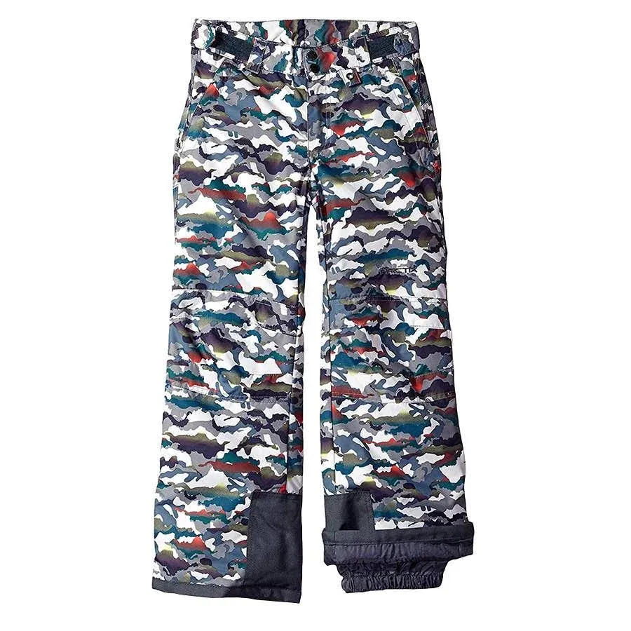 Arctix Kid's Reinforced Snow Pants - Camo White -  XS