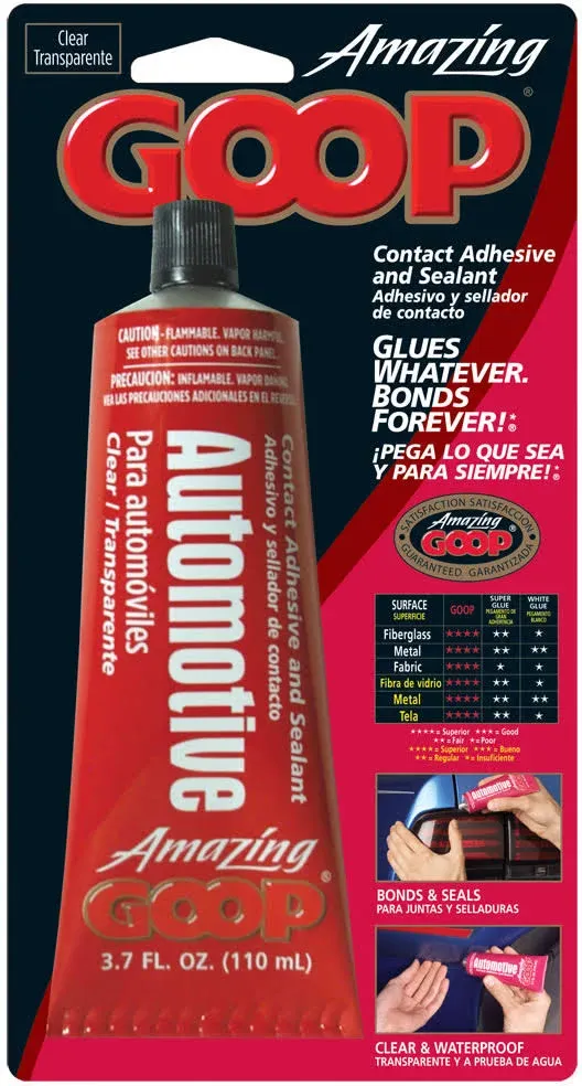 Amazing Goop Automotive Contact Adhesive and Sealant - 3.7 oz tube