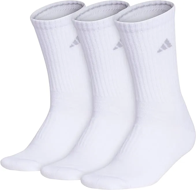 adidas Women's Cushioned Crew Socks (3-Pack)