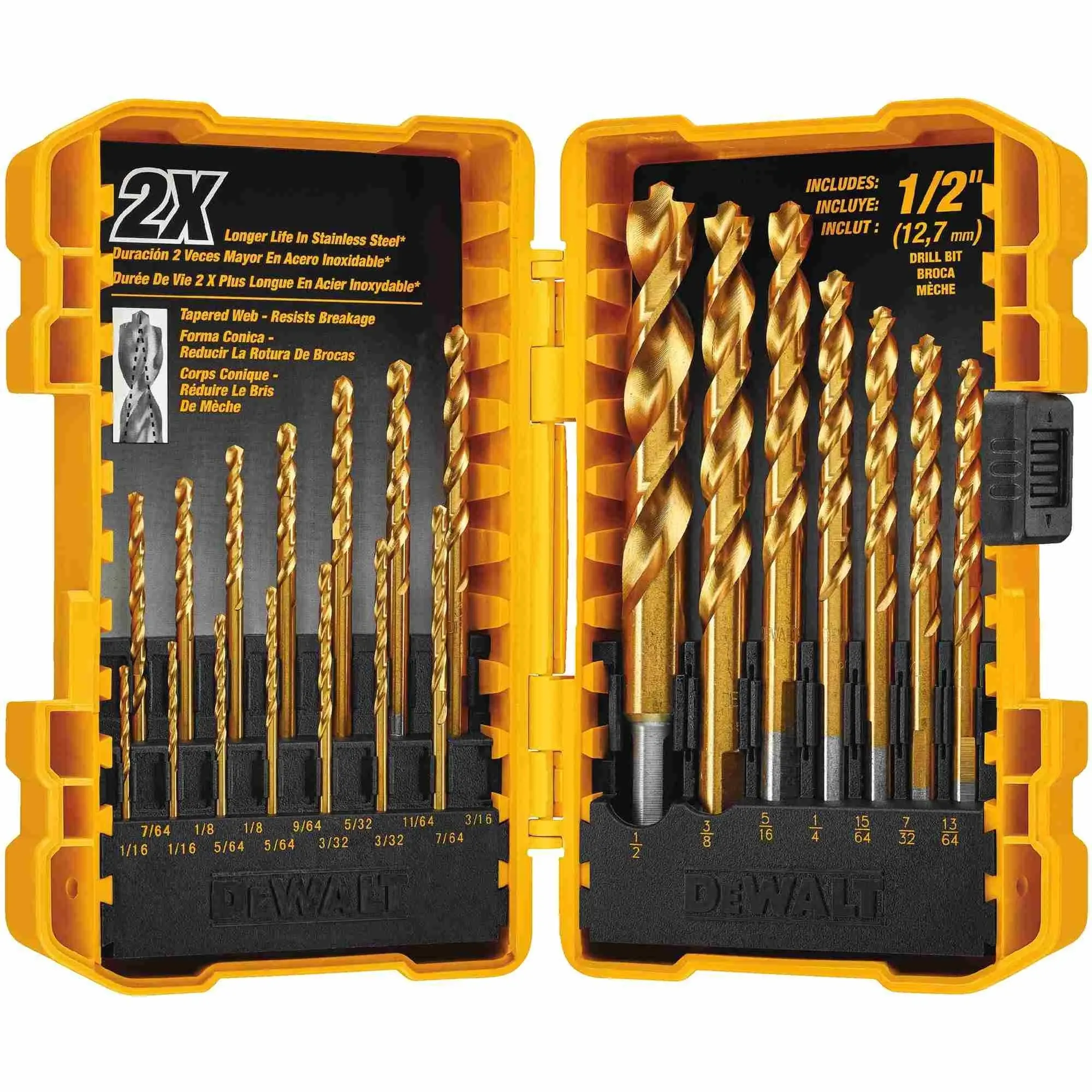 Dewalt Titanium Drill Bit Set DW1361