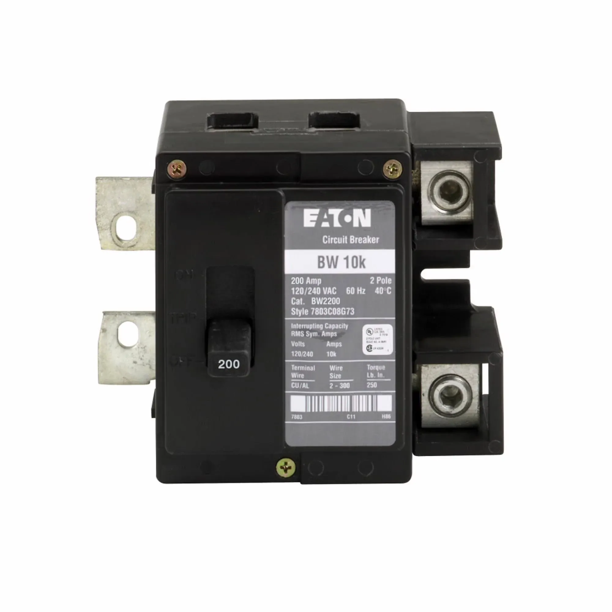 Eaton BW2200 Main Circuit Breaker