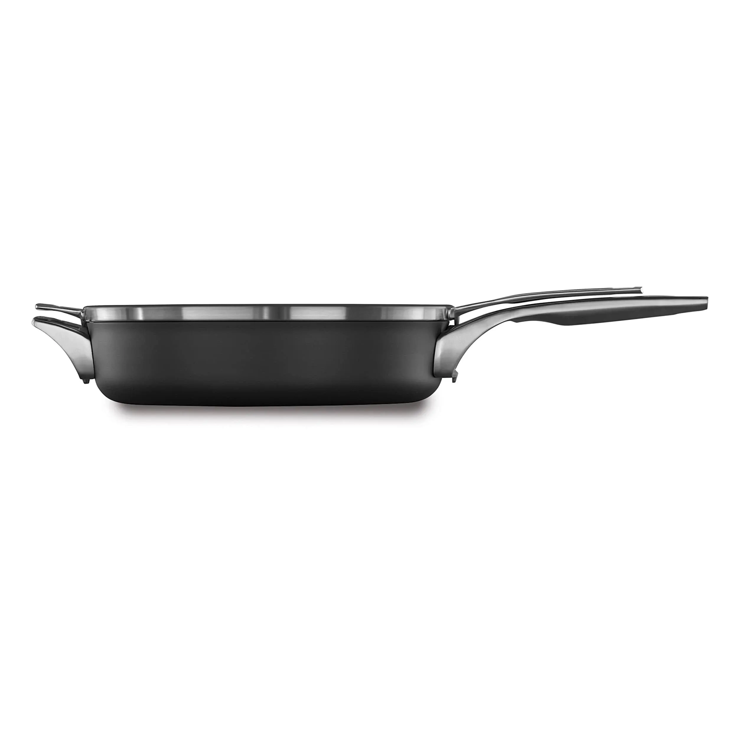 Calphalon Premier 5-Qt. Space-Saving Hard-Anodized Nonstick Saute Pan with Lid