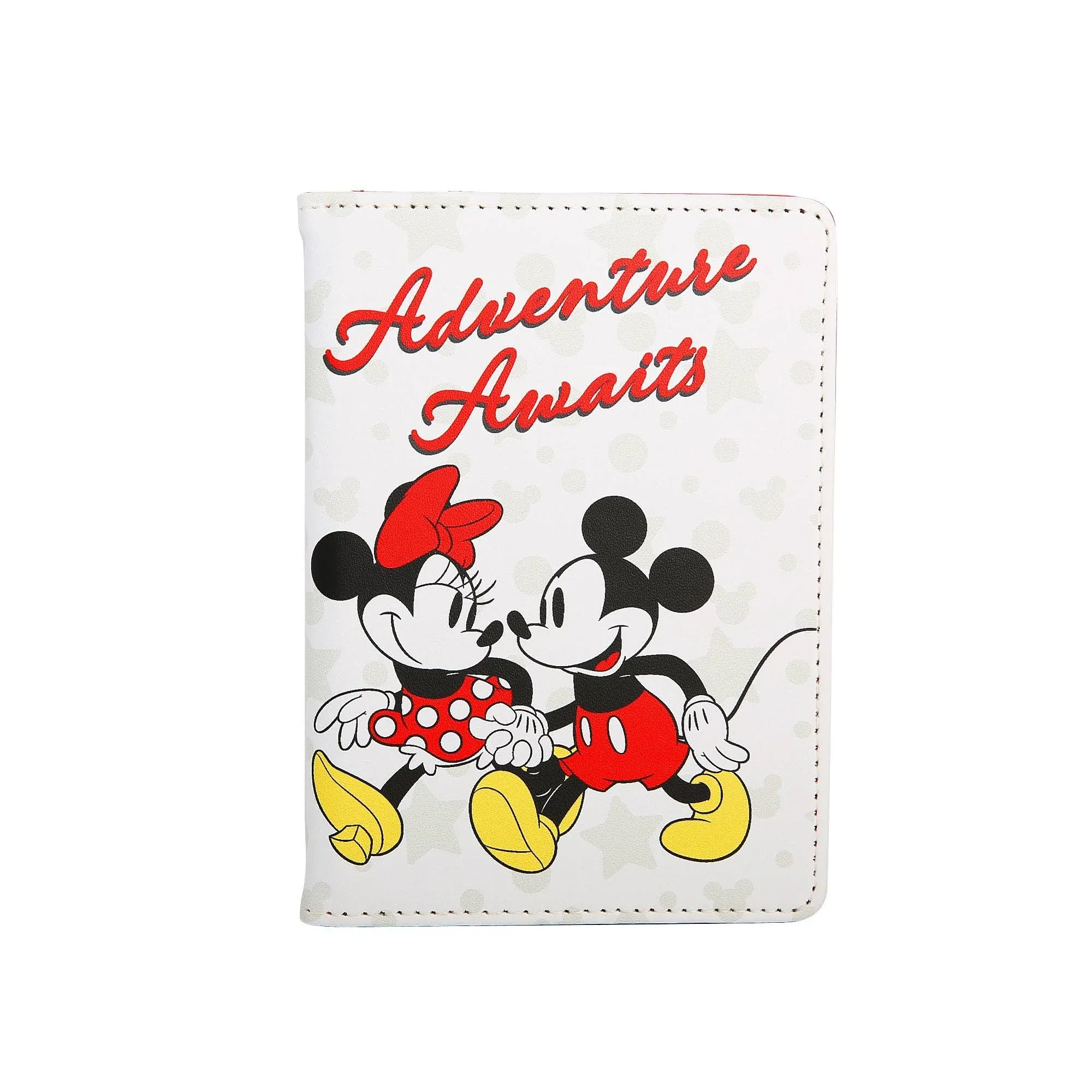 Disney Mickey &amp; Minnie Passport Holder - Cute Travel Wallet for Disney Fans