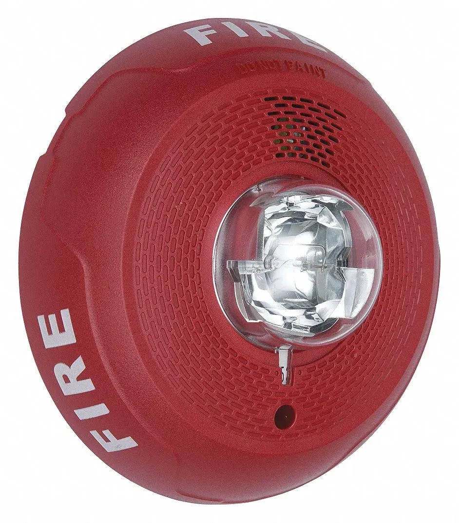 System Sensor PC2RL Ceiling Horn/Strobe Red