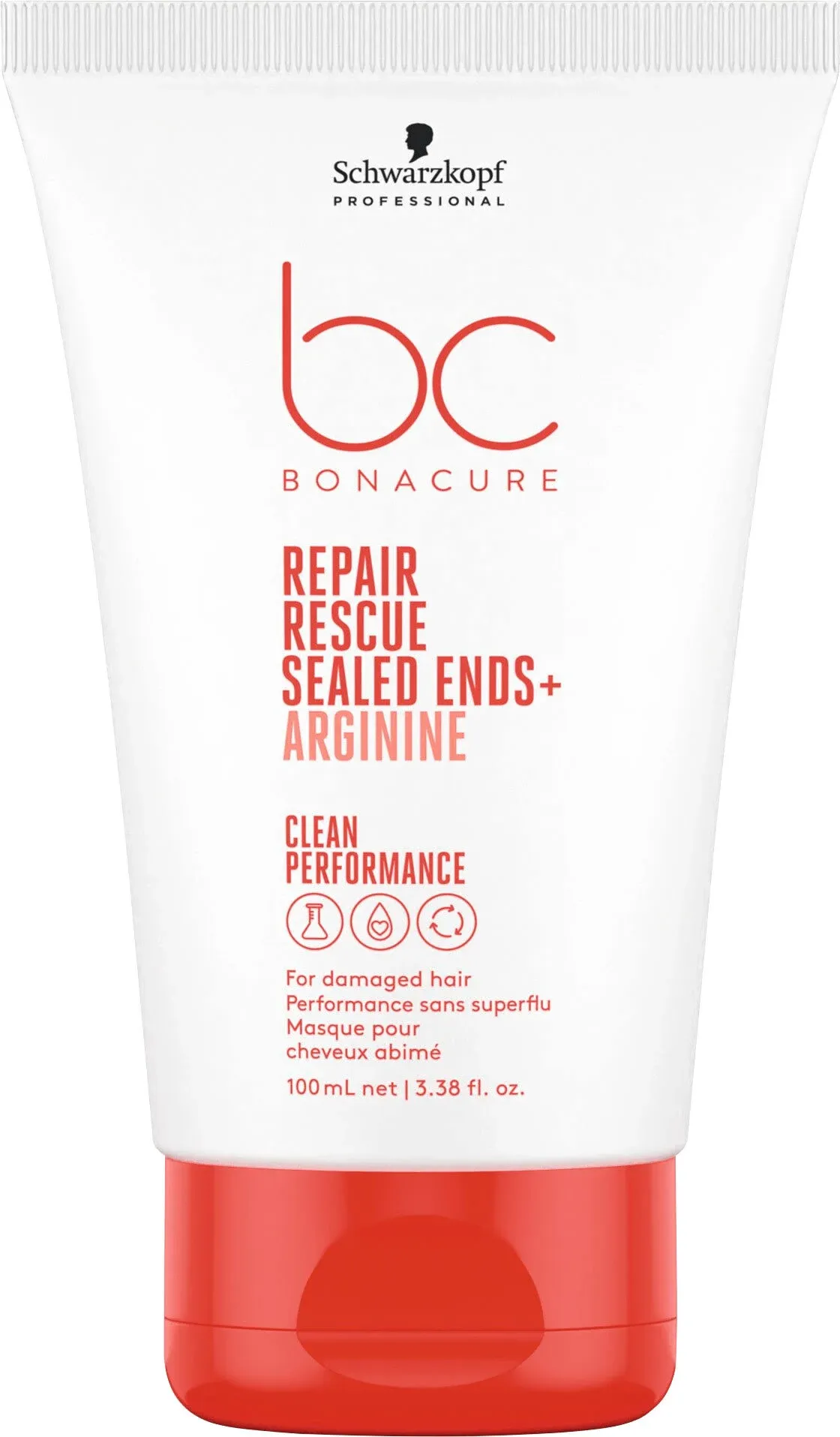 Schwarzkopf BC Repair Rescue Sealed Ends+ Arginine (For Damaged Hair)  100ml/...