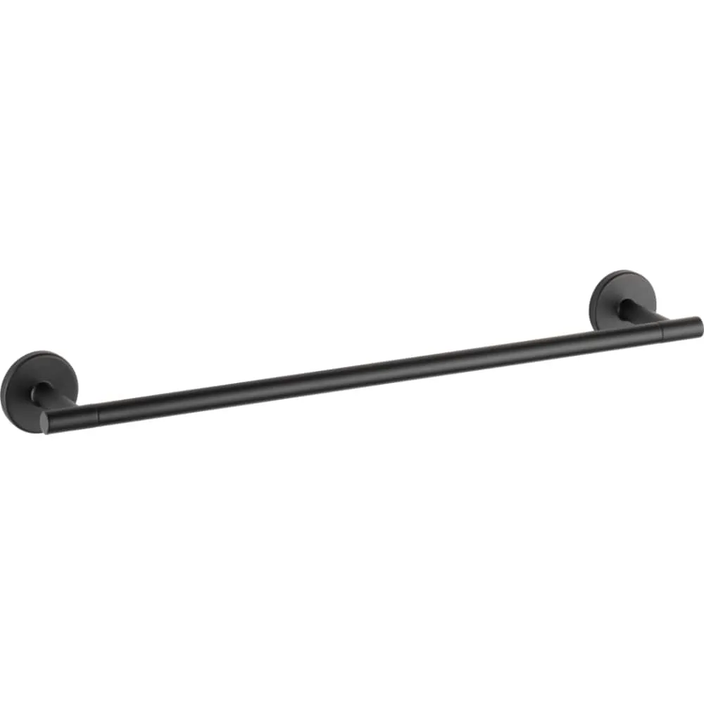 Delta 75918-BL 18" Trinsic Towel Bar, Matte Black