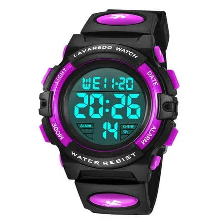 Kids Digital Sport Watch, Waterproof Outdoor Watches Children Casual Electronic Analog Wrist Watches with Alarm Stopwatch Gifts for 5-12 Ages Boys Girls