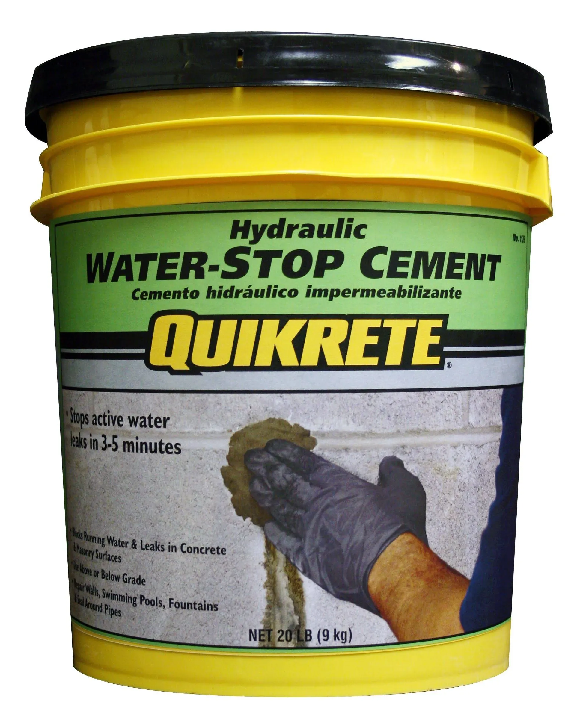 Quikrete Hydraulic Water-Stop Cement - 20 lbs.