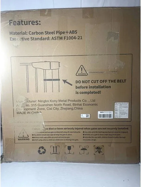 Cumbor 29.5"-40.6" Auto Close Safety Baby Gate