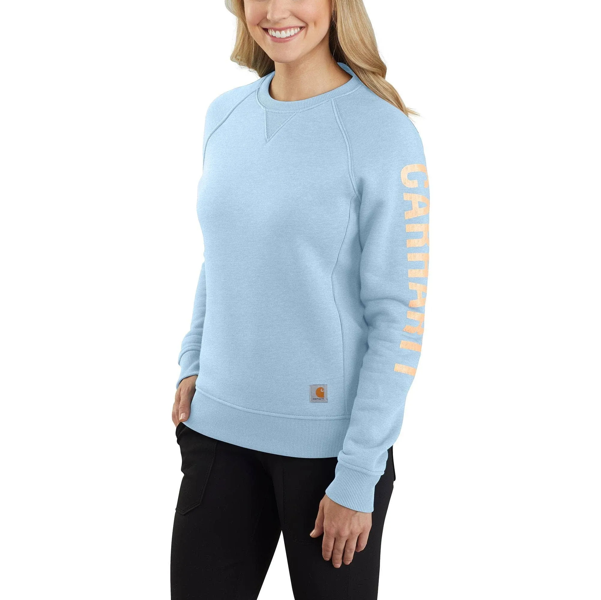 Carhartt Women's Relaxed Fit Midweight Crewneck Graphic Sweatshirt