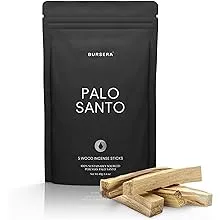 Bursera Palo Santo Sticks, Tree Planted with Every Order, 100% Natural, Ethical & Sustainable, 5-Pack Authentic Real Palo Santo Wood Incense Sticks from Peru for Aromatherapy, Smudging