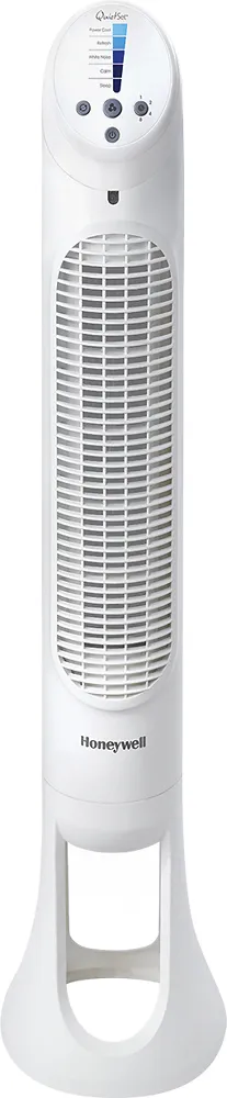 QuietSet Adjustable-Height 32-7/8 in. White 5-Speed Whole Room Tower Fan