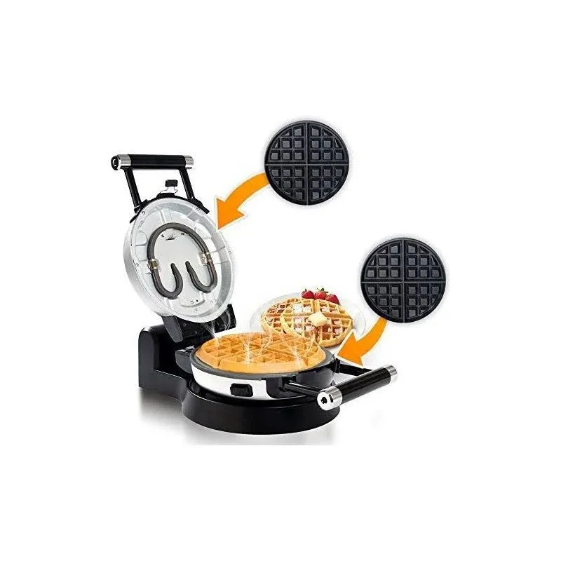 Waffle Maker with Removable Plates Belgian Flip Over Best Rated Belgium Belgem