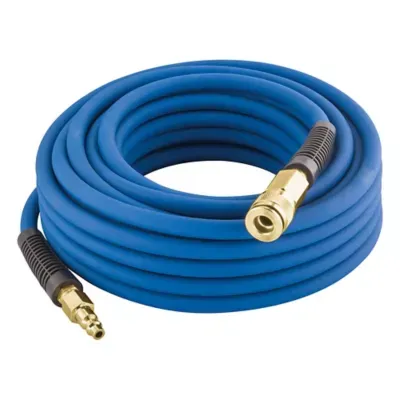 E1450PVCR 1/4&#034; x 50&#039; PVC / Rubber Hybrid Air Hose with  Brass 1/4&#034;